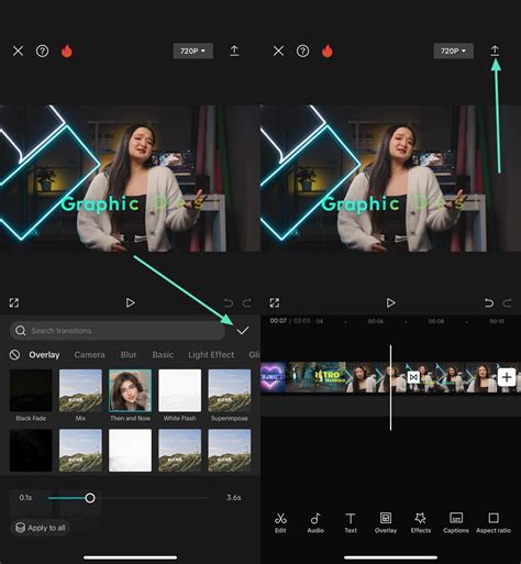Simplified Steps To Add Transitions on CapCut Smartphone/PC/Online