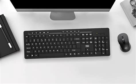 Amazon.in: Buy TAG KBWM1000 Black Wireless Keyboard & Mouse Combo Kit ...