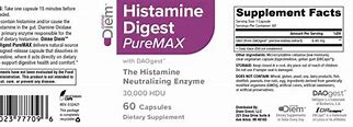 Image result for Histamine Digest Puremax