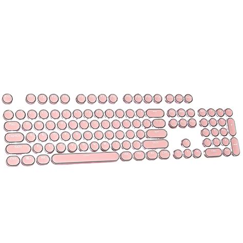 Amazon.in: Buy LIOURFE Pink Keycaps for Gaming Keyboard, Round Keycaps ...