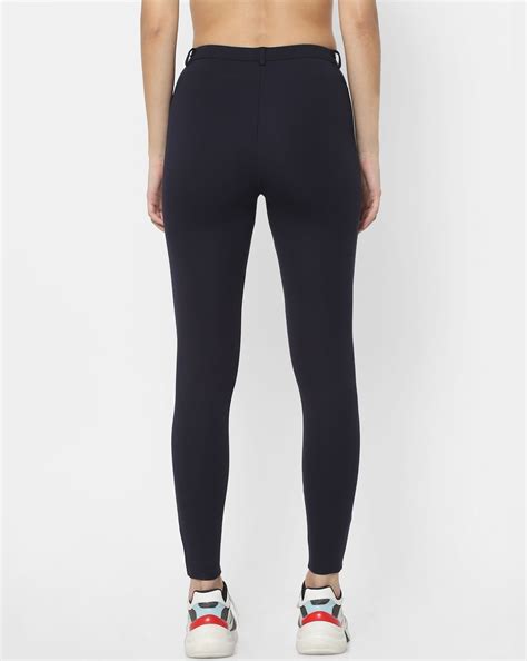 Buy Navy Blue High Rise Leggings for Women | ONLY | 280839303