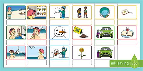 Simple Sequencing Cards