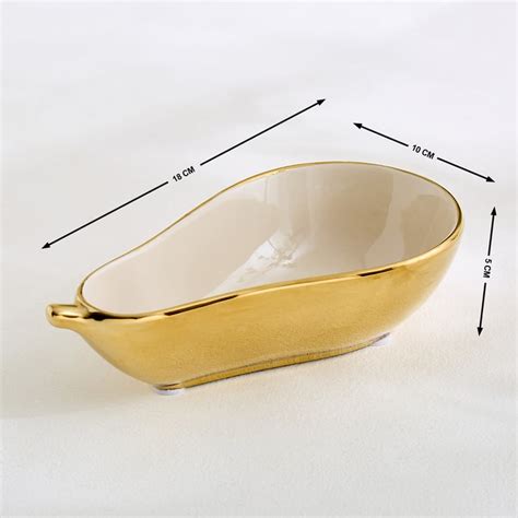 Buy Grantley Opt Vellura Ceramic Pear Decorative Bowl from Home Centre ...