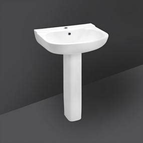 FLORA FULL PEDESTAL WASH BASIN 55CM (FLORA FULL PEDESTAL WASH BASIN ...