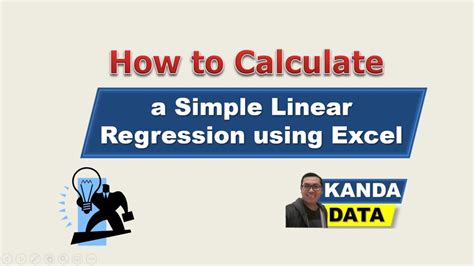 Simple Linear Regression Excel 的图像结果