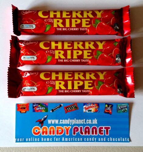 Cadbury Cherry Ripe Chocolate Bar 52g Pack of 3 India | Ubuy