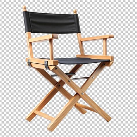 Wooden directors chair | Premium AI-generated PSD