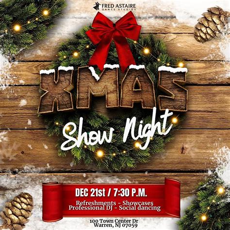 Christmas Show Night, Fred Astaire Dance Studios - Warren!, Fred ...
