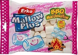 Erko Mallow Plus BBQ Marshmallow, Fat Free, Gluten Free, 250 Grams ...