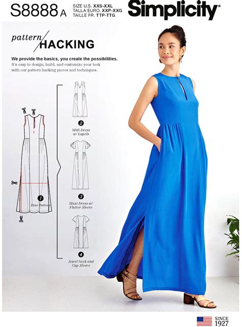 Bias Cut Dress Sewing Pattern - Pattern Tips Archive