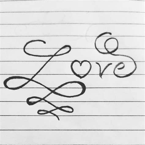 Love in Cursive Writing | Calligraphy Art