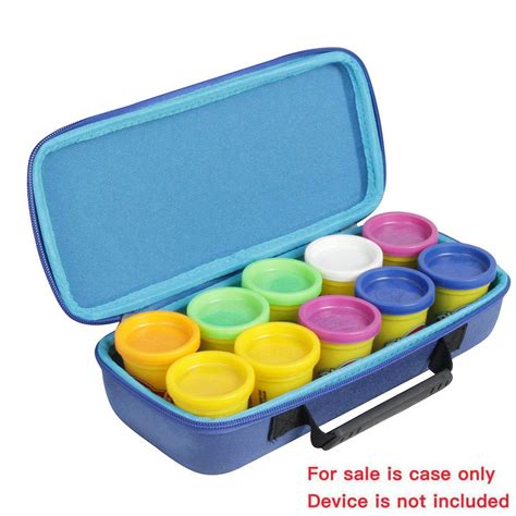 Buy Hermitshell Hard Travel Case for Play-Doh Modeling Compound 10 Pack ...