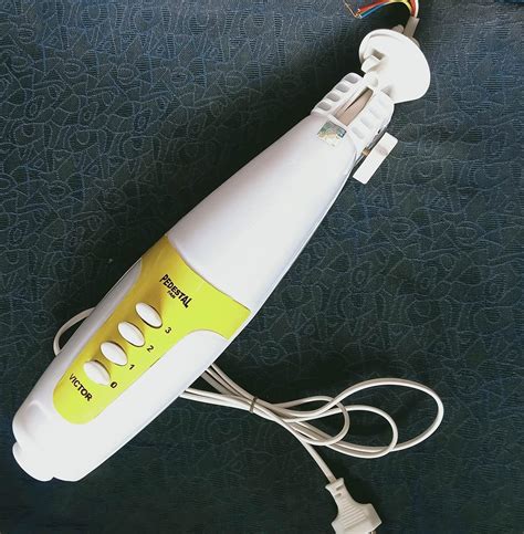 Plastic Pedestal Fan Switch Box White- Yellow Totel Langth:15 inch ...