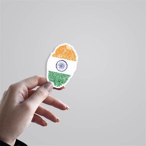Proudly Display Your Indian Pride with Indian Flag Thumb Stickers ...