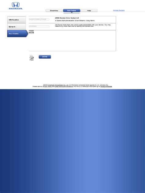 Image result for Honda Reset Code