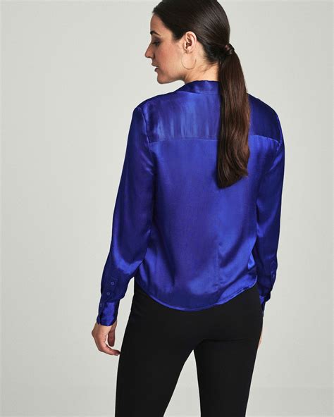 Amazon Royal Blue Blouses at Simona Brown blog