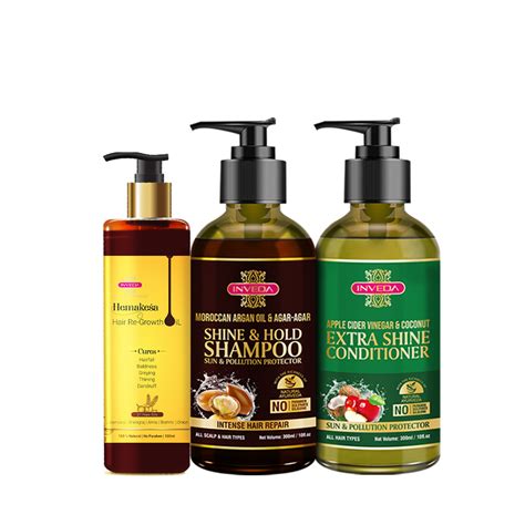 Anti-Hairfall Kit for Preventing Hairloss - Inveda