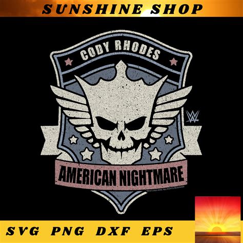 WWE Cody Rhodes American Nightmare Logo Distressed Poster pn | Inspire ...