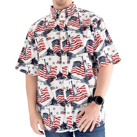 Men's Patriotic Button Up Shirts – The Flag Shirt