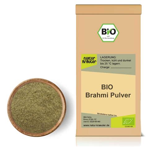 BIO Brahmi Pulver 100% naturrein kontrolliert-biologische kaufen