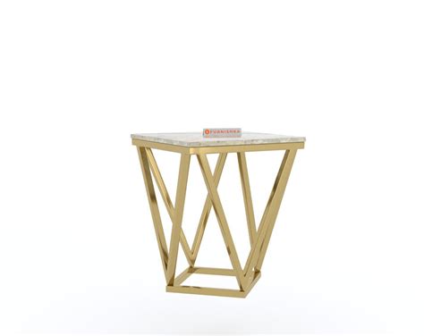 Buy Furnishka Solaia Side Table with Australian Onyx Top Online at 26% Off