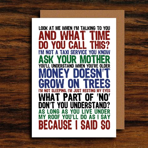 Funny Dad Jokes Card