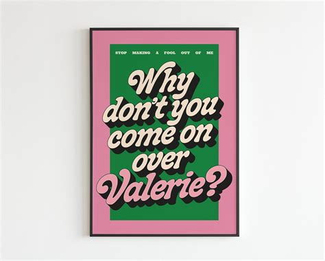 Valerie Lyrics UK - Worksheets Library