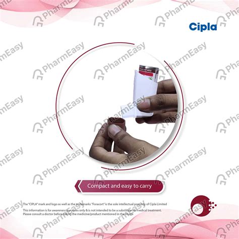 Foracort 400mcg Box Of 120md Metered Dose Inhaler: Uses, Side Effects ...