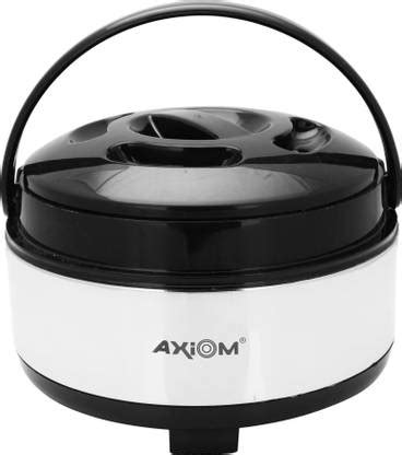 AXIOM Thermo Steel 4 Litre Hotpot Casserole (Double Wall Insulated 4000 ...