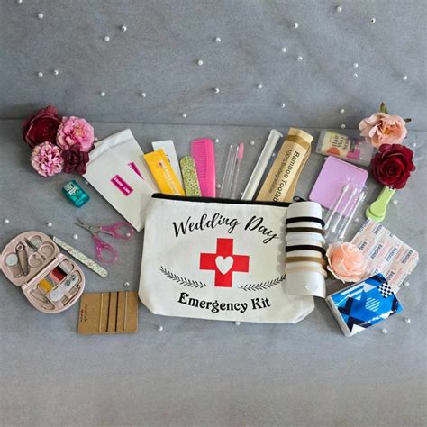 Wedding Day Emergency Kit-on the Go Last Minute Fixes Bridal Prep ...
