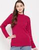 Buy Pink Sweaters & Cardigans for Women by MADAME Online | Ajio.com