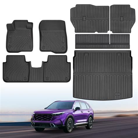 TSLDRV Floor Mats Compatible for Honda CR-V 2024 2023 (Include Hybrid ...