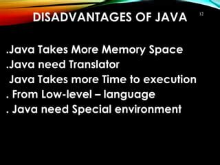 Image result for Limitations of Java Programming Language