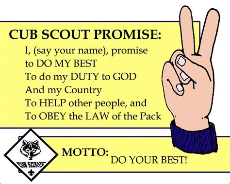 Cub Scout Promise Poster [2025]