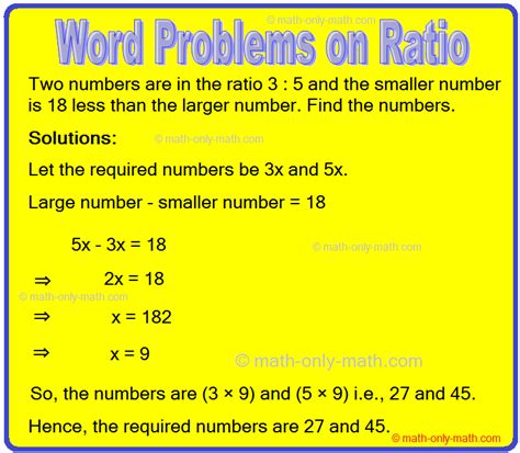 Image result for Ratio Word Problems
