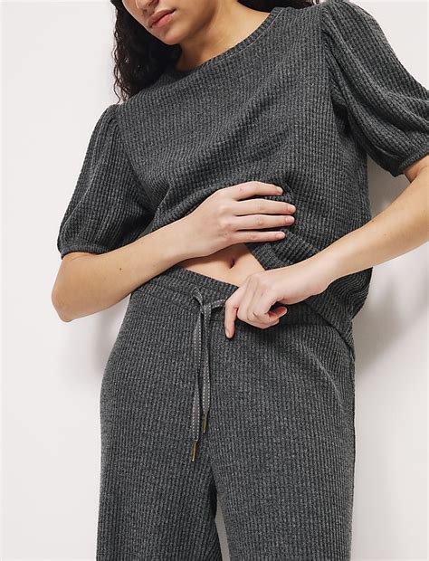 Buy Cosy Waffle Pyjama Bottoms at Marks & Spencer