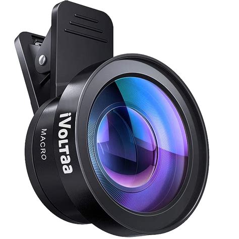 iVoltaa Pro-Kit 2in1 Wide Angle and Macro Lens Universal Smartphone ...