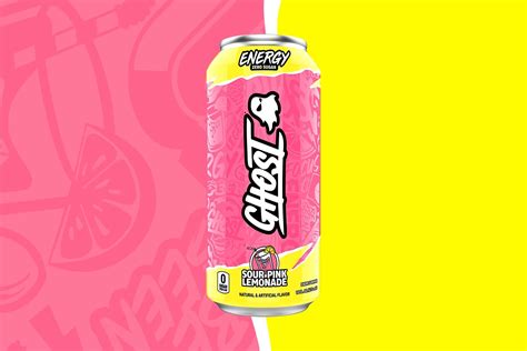 Sour Pink Lemonade Ghost Energy drink launching September 1st