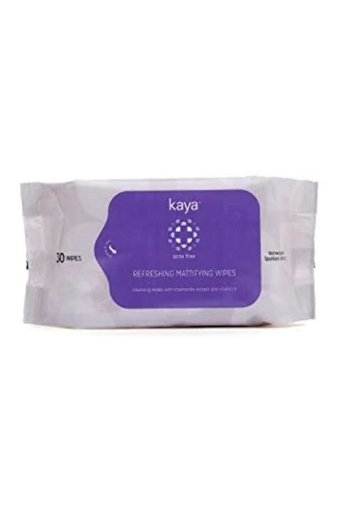 Kaya Clinic Refreshing Mattifying Wipes | Vitamin E & Chamomile ...