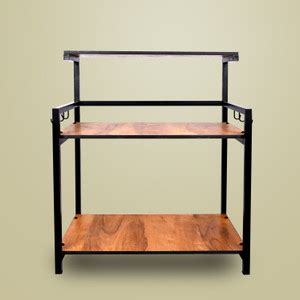 Deshco Platform Top Microwave & Oven Stand, Kitchen Organizer, 3 TIER ...