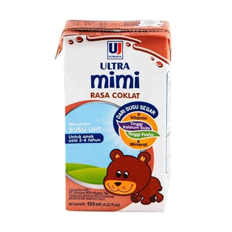 Promo Ultra Mimi Coklat Susu UHT 125 mL | Susu Ultra Mimi Choco Diskon ...