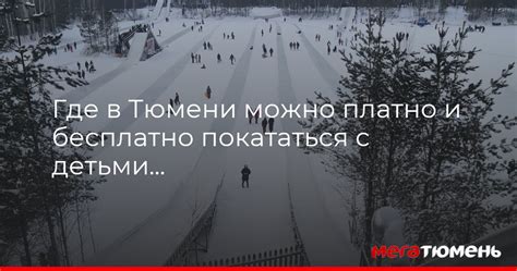 Лучшие платные и бесплатные горки 2025 в Тюмени – где можно покататься ...