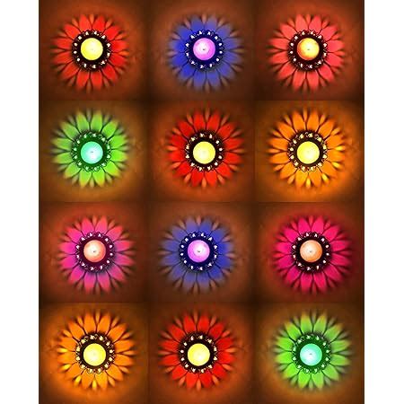 Buy CraftVatika 3D Reflection Diya, Diwali Decoration Items for Home ...