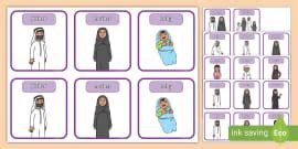 UAE Family Word Mat