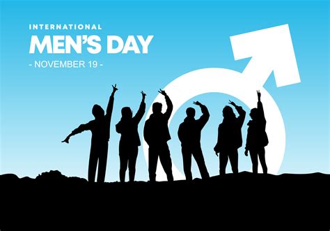 International men day celebrated on november 19. 13171484 Vector Art at ...