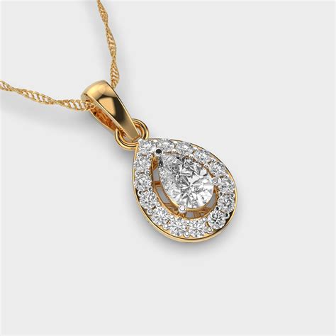 Buy Elixir Droplet Diamond Pendant Online | Jewelbox