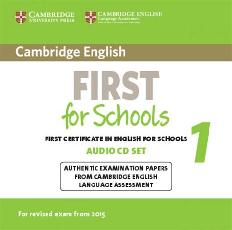 Buy Cambridge English First for Schools 1 for Revised Exam from 2015 ...