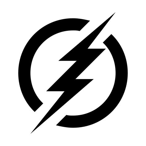 The Flash Logo Outline