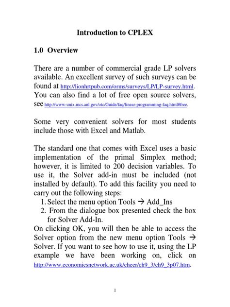 How to Program in Cplex 的图像结果