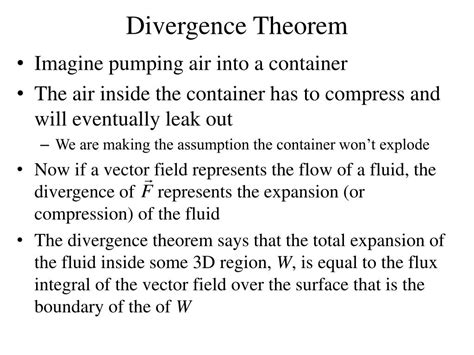 Image result for Divergence Theorem